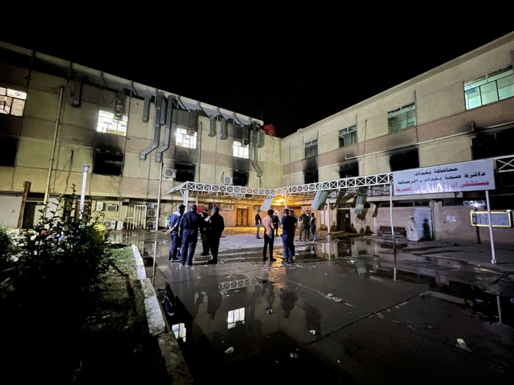 Τραγωδία δίχως τέλος στο Ιράκ – Στους 82 οι νεκροί στο φλεγόμενο νοσοκομείο (vid)