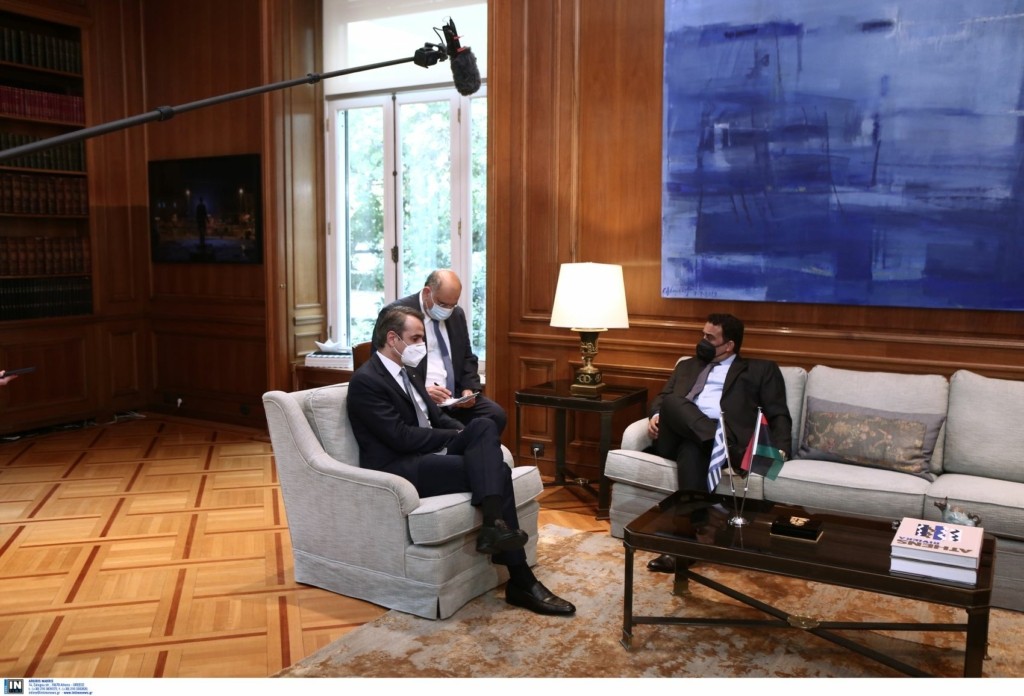 Μητσοτάκης – Mohamed al-Menfi : Προτεραιότητα η οριοθέτηση θαλασσίων ζωνών (pics&vid)