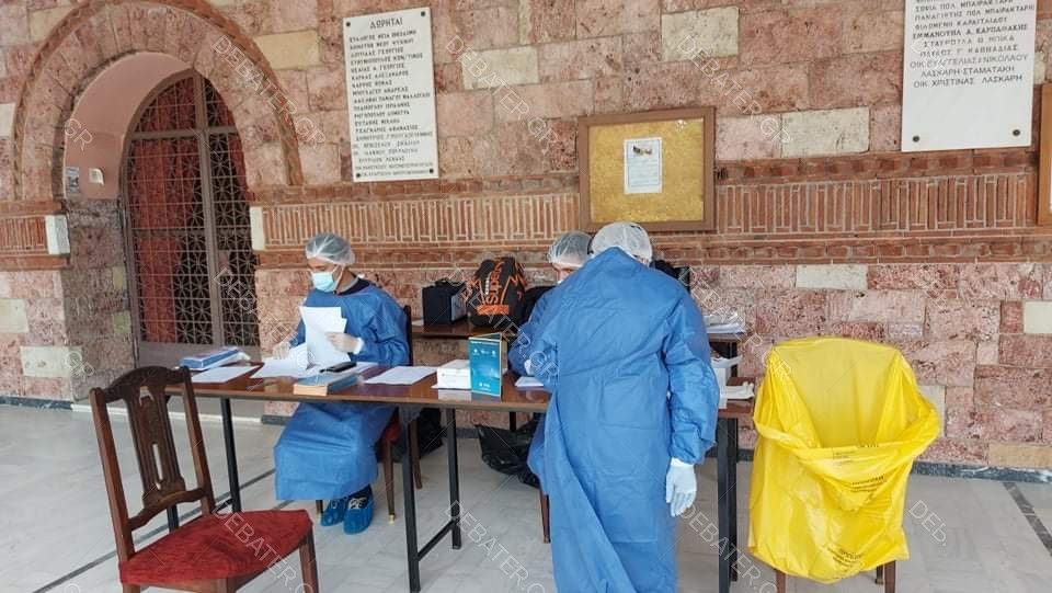 Έτσι γίνονται τα rapid test στους ιερείς των Ναών (pics&vid)