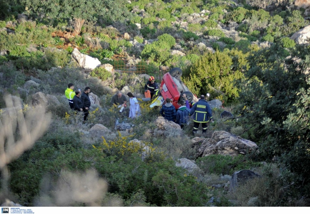 Τραγωδία στην Κρήτη – Ζευγάρι έπεσε σε γκρεμό