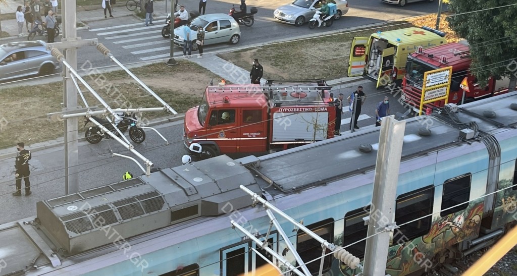 Γυναίκα παρασύρθηκε από τρένο στο Μεταξουργείο (pics)
