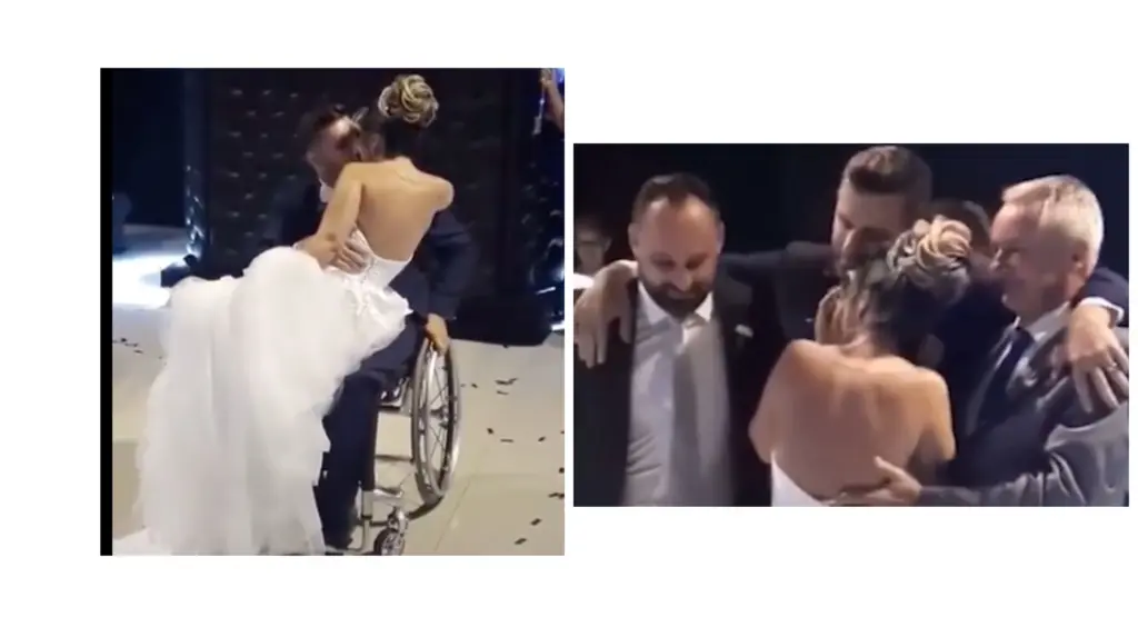 Το θαύμα της αγάπης – Παράλυτος γαμπρός σηκώνεται να χορέψει με τη νύφη (vid)