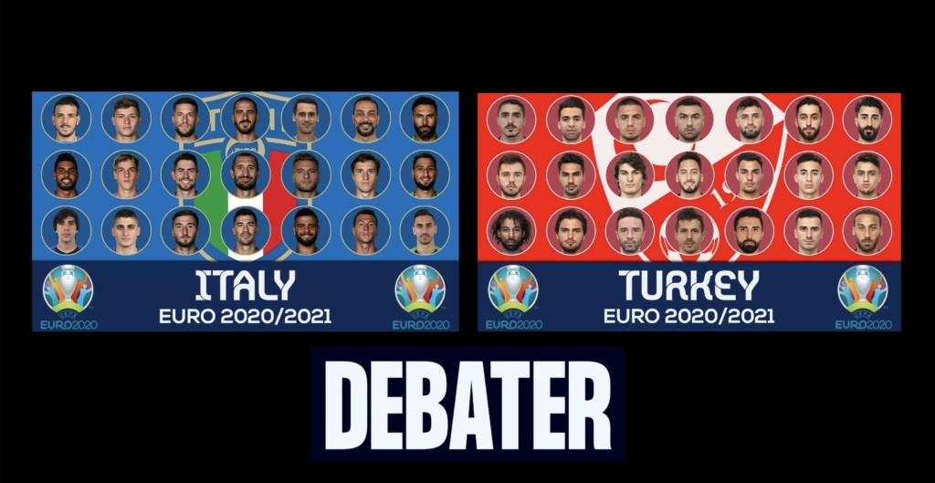 Εθνική Ιταλίας vs Εθνική Τουρκίας – Ποια ομάδα θες να κερδίσει;