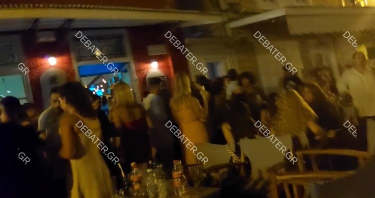 Έστησαν κορονοπάρτι έξω από το ξενοδοχείο της Προέδρου της Δημοκρατίας στην Ύδρα (pic&vid)