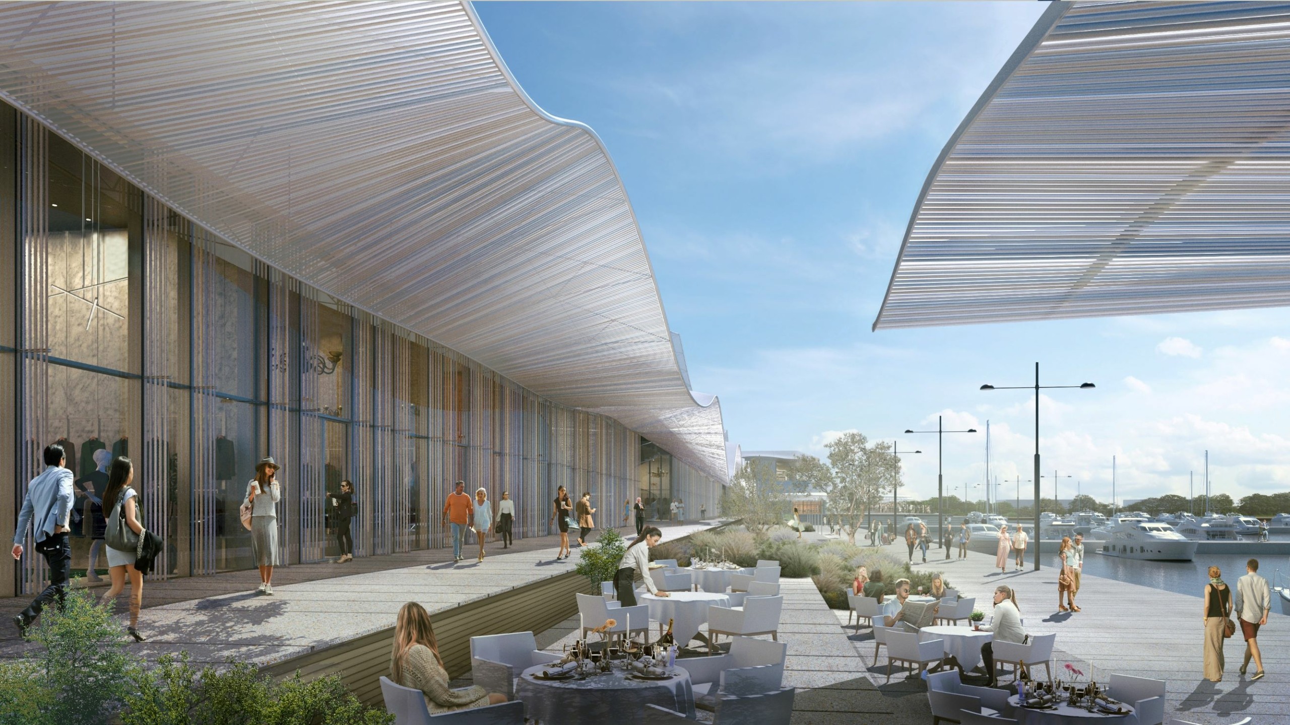 Τα σχέδια για το παράκτιο μέτωπο και τη Marina Galleria από τη Lamda Development (vid)
