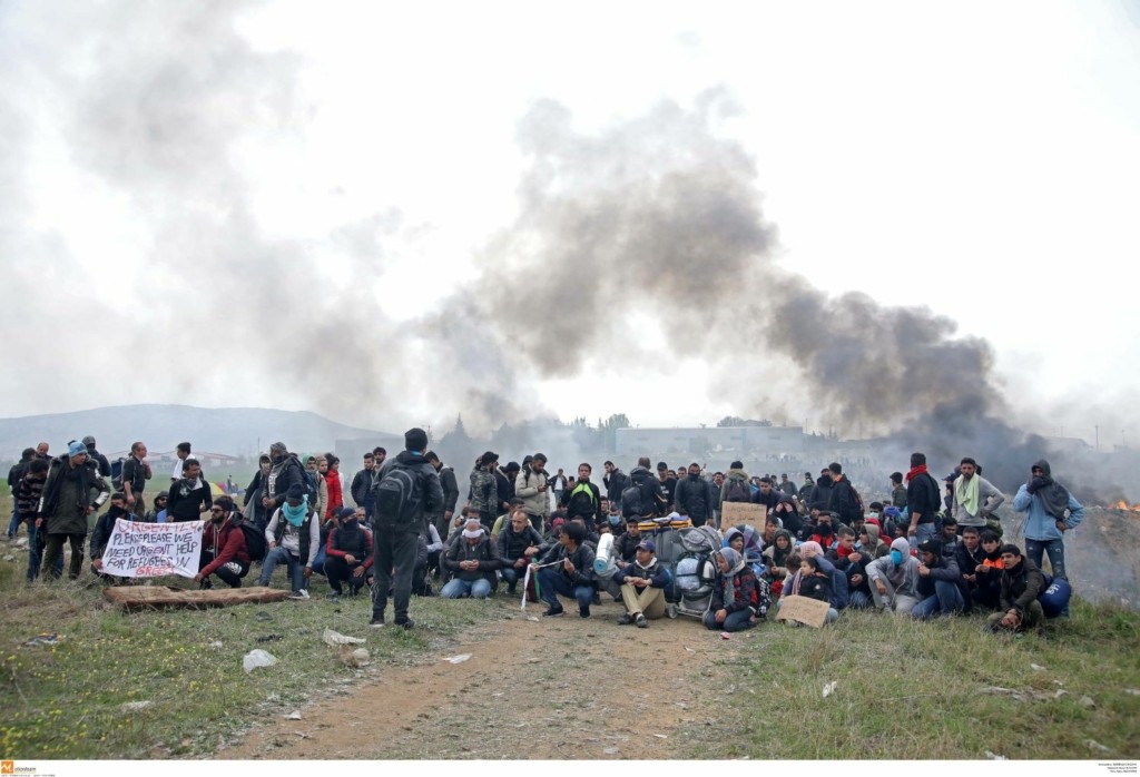 Επίθεση με μπαλτά σε δομή προσφύγων στα Διαβατά