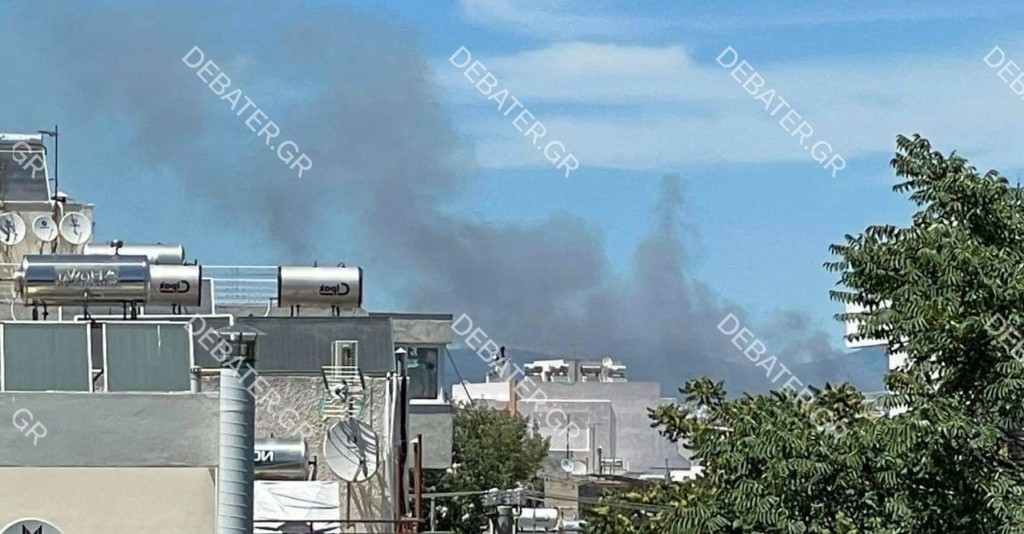 Υπό μερικό έλεγχο τέθηκε η φωτιά στην Κηφισιά