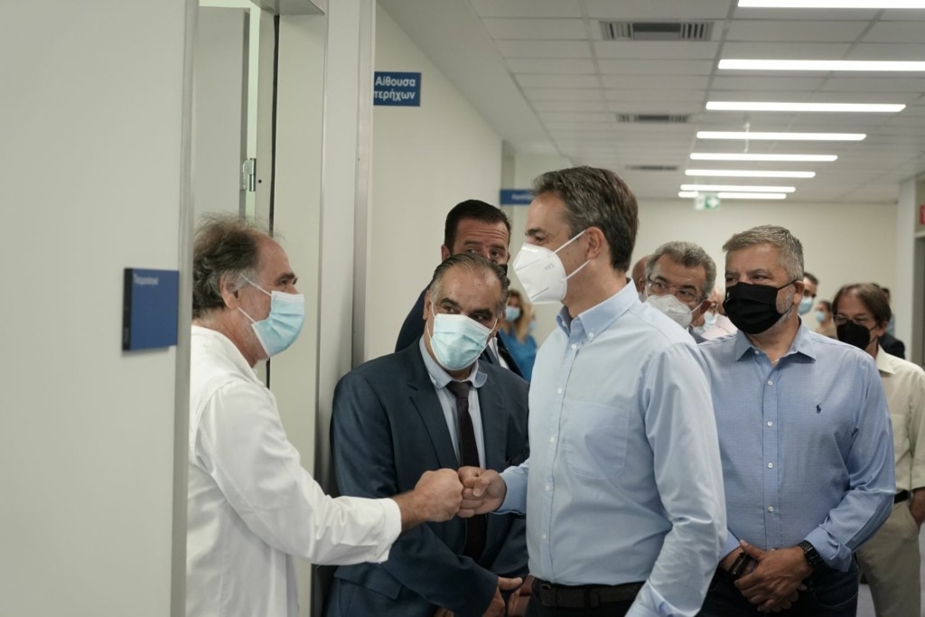Παρουσία Μητσοτάκη τα εγκαίνια του Κέντρου Υγείας Κερατσινίου ανήμερα των δύο χρόνων κυβέρνησης ΝΔ