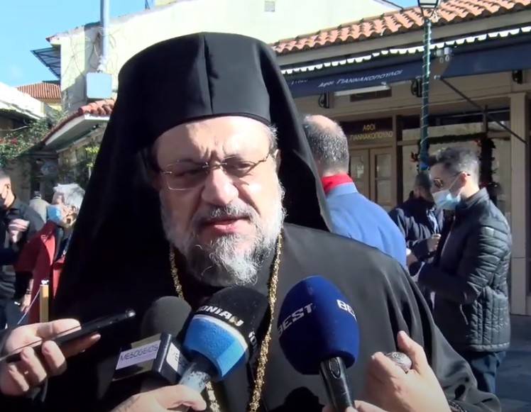 Υπερ του υποχρεωτικού εμβολιασμού ο Μητροπολίτης Μεσσηνίας – “Αμαρτωλοί” όσοι δεν εμβολιάζονται