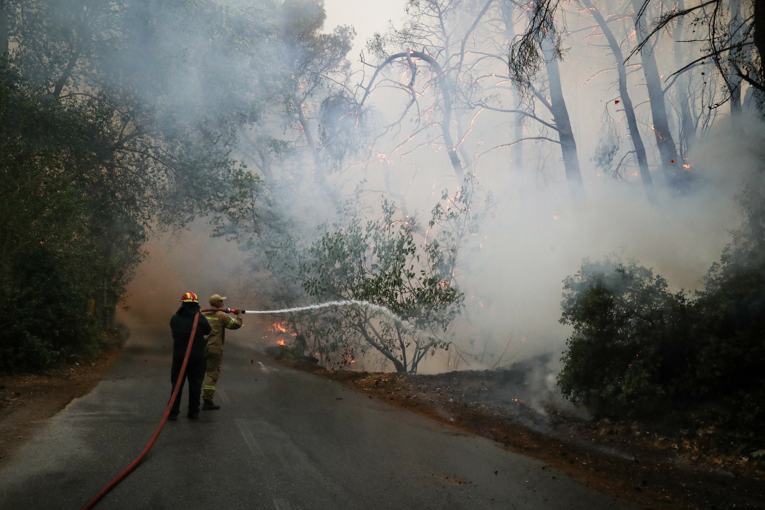 Τον δικό της καιρό δημιούργησε η φωτιά στη Βαρυμπόμπη – Εμφάνισε “ακραία συμπεριφορά” (vid)