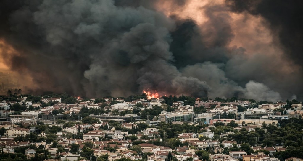 Οι περιοχές που έχουν πρόβλημα ηλεκτροδότησης εξαιτίας της πυρκαγιάς στη Βαρυμπόμπη