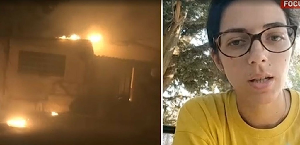 Συγκλονίζει η εθελόντρια πυροσβέστης που είδε το σπίτι της να καίγεται όσο έδινε την μάχη στο μέτωπο της Βαρυμπόμπης (vid)