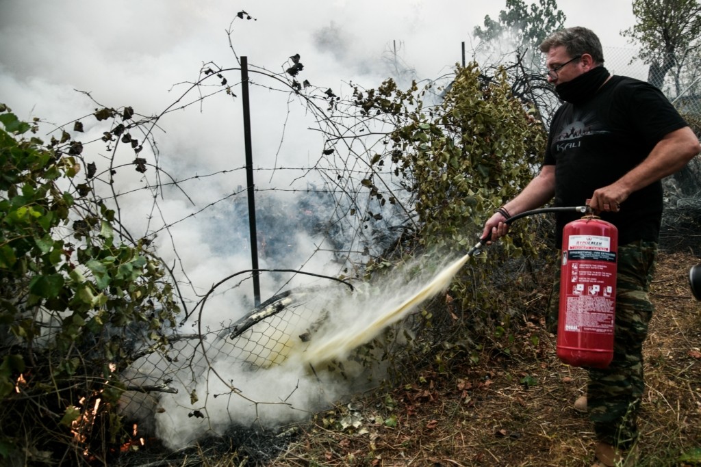 Σύλληψη δύο υπόπτων για εμπρησμό στον Άγιο Στέφανο – Είχαν μαζί τους μπιτόνι βενζίνη