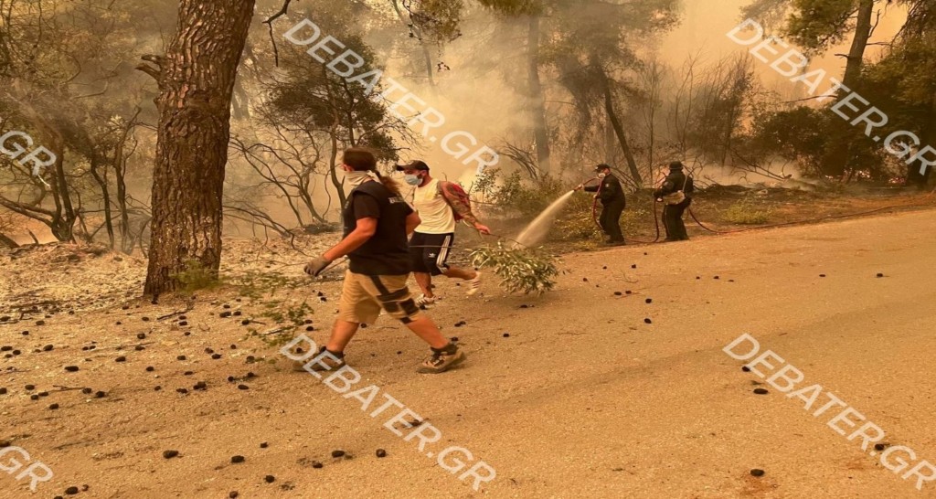 Μόνο στάχτη άφησε πίσω της η φωτιά στο Πευκί (pics)