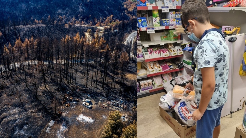Η συγκινητική κίνηση του μικρού Μανώλη από το Ρέθυμνο προς τους πυρόπληκτους που έγινε viral