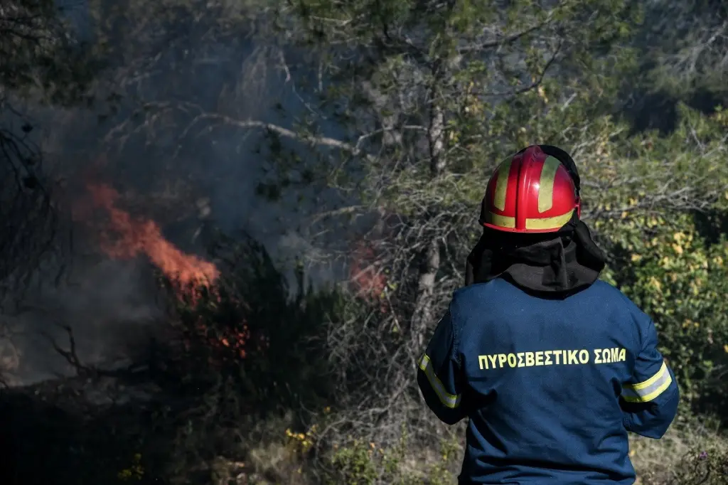 Φωτιά στο Βουπράσιο Αχαΐας – Σηκώθηκαν εναέρια μέσα