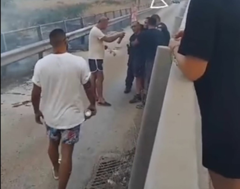 Η στιγμή της σύλληψης εμπρηστή στο Μαρκόπουλο – Τον έπιασαν στα πράσα και παρίστανε… τον Άγγλο (vid)