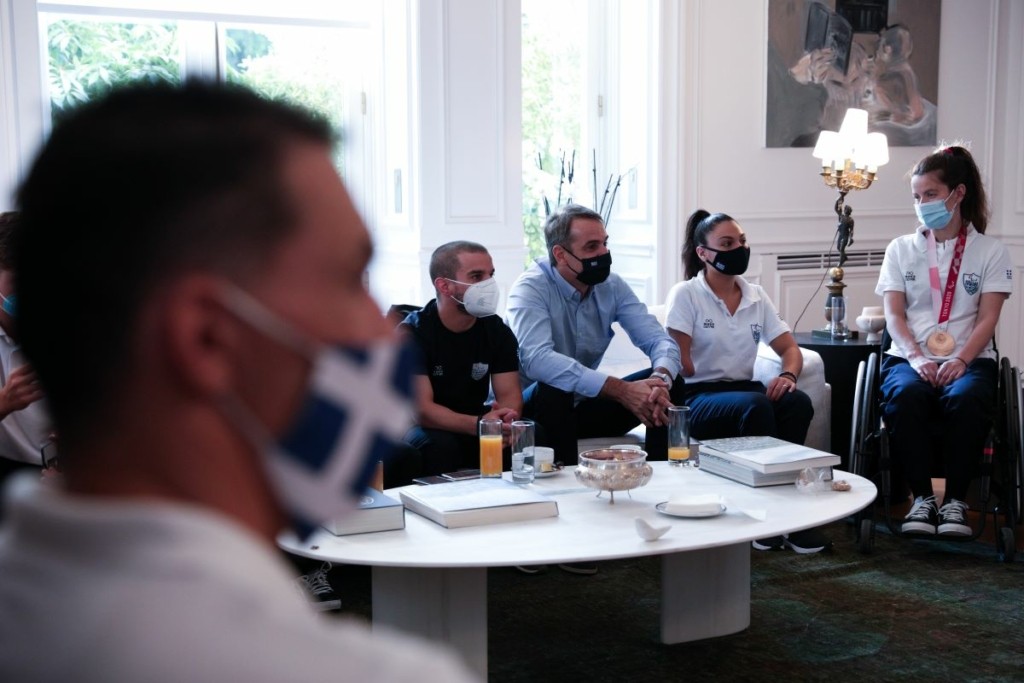 Συνάντηση του πρωθυπουργού με τα μέλη της Ελληνικής αποστολής στους Παραολυμπιακούς Αγώνες του Τόκιο (pics)