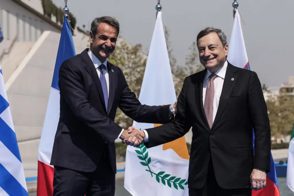 Οι προκλήσεις στη Μεσόγειο και η κλιματική αλλαγή στο επίκεντρο της συνάντησης Μητσοτάκη-Ντράγκι