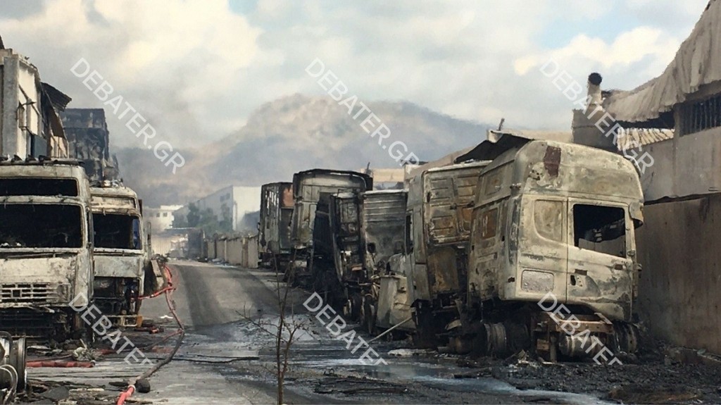 Οριοθετήθηκε η φωτιά στον Ασπρόπυργο – Εικόνες καταστροφής στο εργοστάσιο (pic&vid)