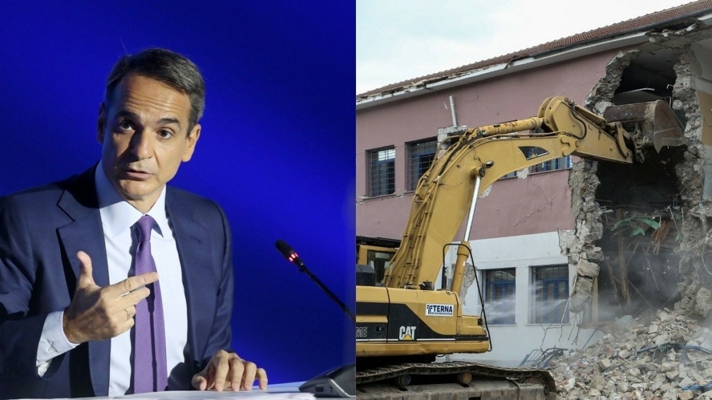 Εγκαινιάζει το νέο σχολείο στο Δαμάσι ο Κυριάκος Μητσοτάκης
