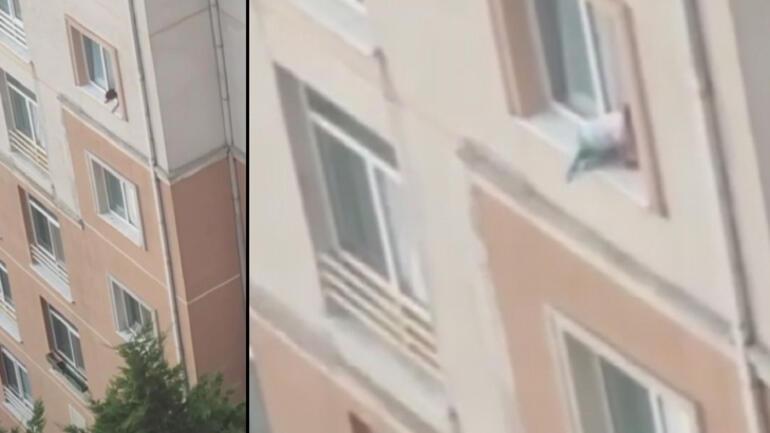 Βίντεο που “παγώνει το αίμα” – Νήπιο στέκεται σε περβάζι παραθύρου πολυώροφης πολυκατοικίας (vid)