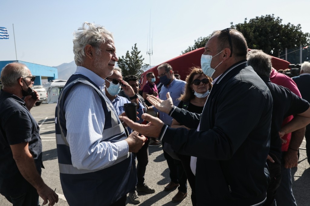 Στην Ιθάκη ο Χρήστος Στυλιανίδης για αυτοψία των ζημιών από τον “Μπάλλο”