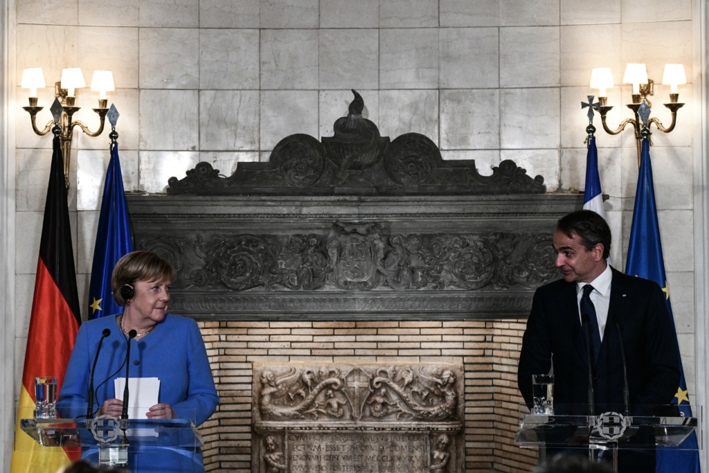 Η μπηχτή Μητσοτάκη στην Καγκελάριο  για την Τουρκία – Η παραδοχή της Μέρκελ για την κρίση (vid)
