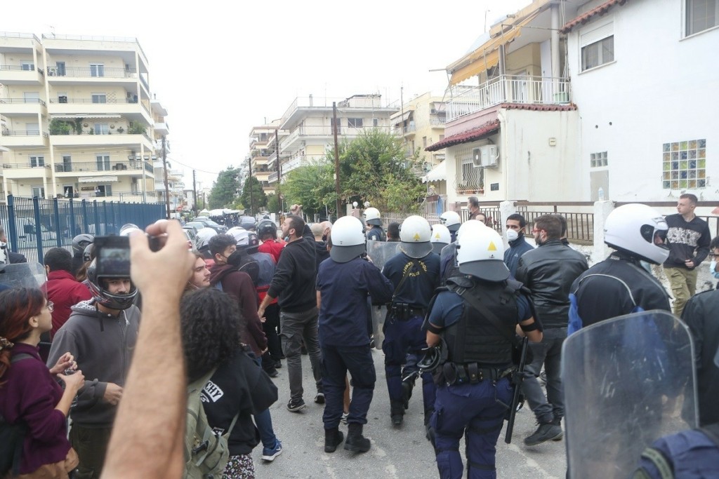 Στο Αυτόφορο οι συλληφθέντες για τα επεισόδια σε ΕΠΑΛ Ευόσμου και αντιφασιστική πορεία