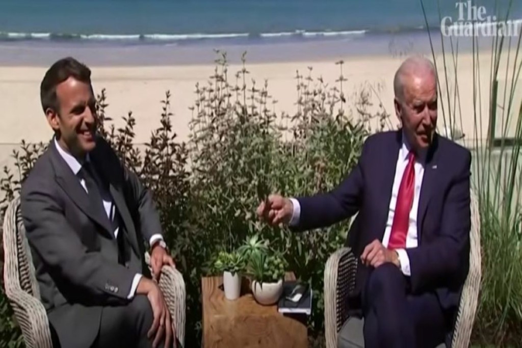 Νέα τηλεφωνική επικοινωνία Μπάιντεν-Μακρόν – Που θα βρεθούν