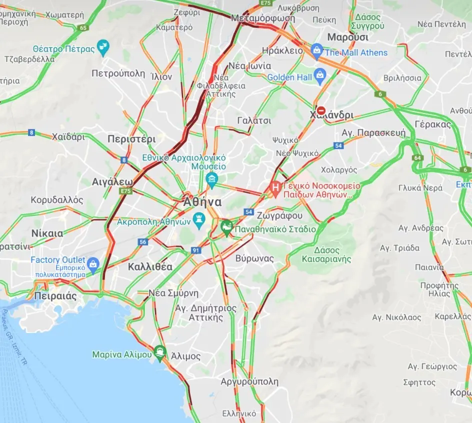 Κίνηση ΤΩΡΑ στον Κηφισό – Μεγάλα προβλήματα στην Αθηνών Λαμίας λόγω τροχαίου (pics)