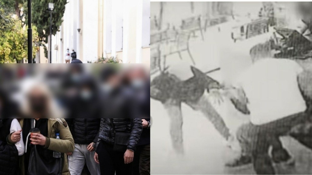 Ντοκουμέντα από τη συμπλοκή στη Λένορμαν – Ο τράπερ και η παρέα του επιτίθενται στον διανομέα με μαχαίρια 22 εκατοστών (vid)