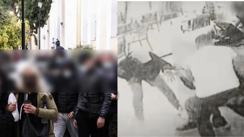 Ντοκουμέντα από τη συμπλοκή στη Λένορμαν – Ο τράπερ και η παρέα του επιτίθενται στον διανομέα με μαχαίρια 22 εκατοστών (vid)