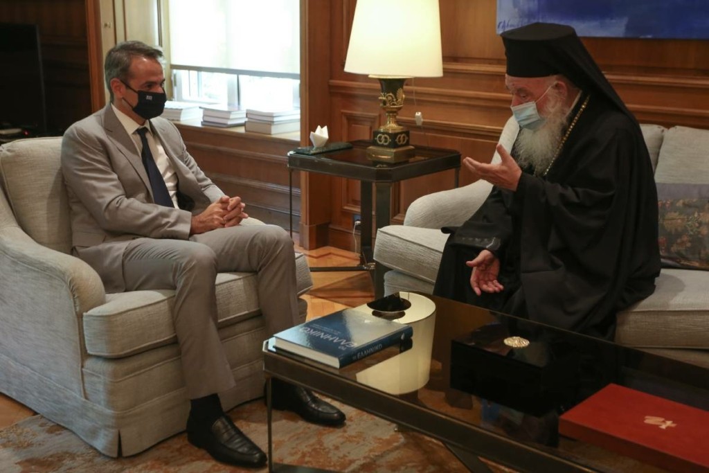 Συνάντηση Μητσοτάκη με Ιερώνυμο ενόψει της Ιεράς Συνόδου της Δευτέρας – Τι συζήτησαν