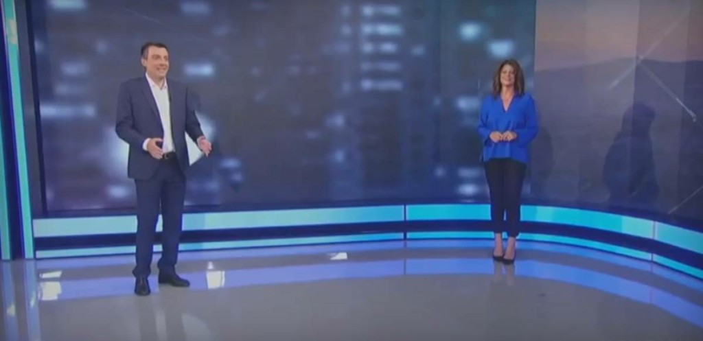 Θετικοί στον κορονοϊό οι παρουσιαστές της ΕΡΤ Κώστας Παπαχλιμίντζος και Χριστίνα Βίδου