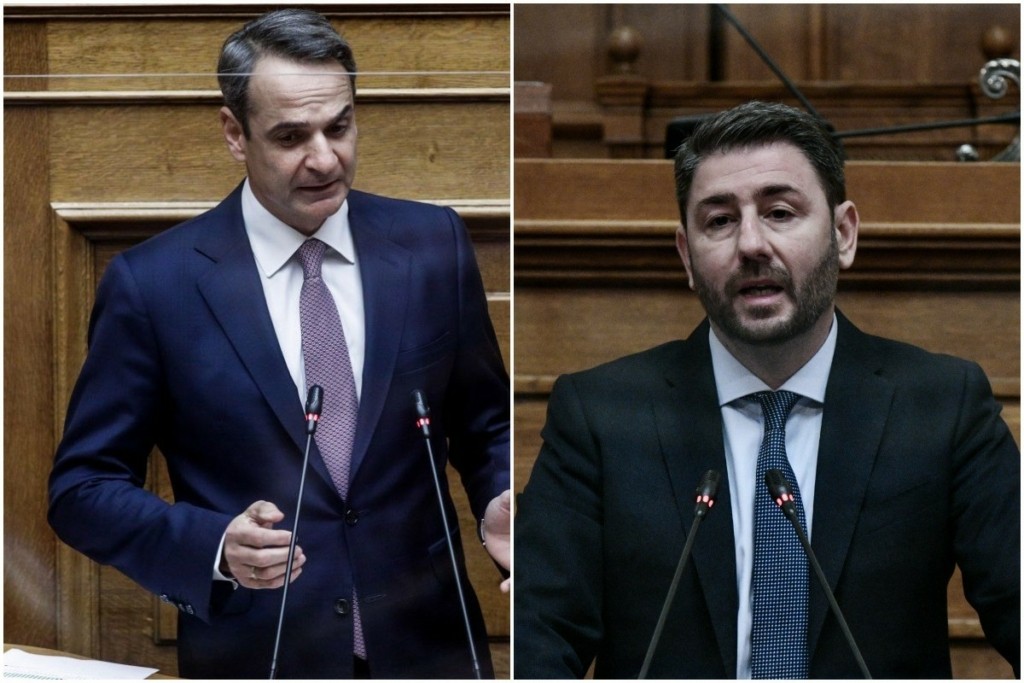 Ολιγόλεπτη συνάντηση Μητσοτάκη με Ανδρουλάκη στη Βουλή – Τι συζήτησαν