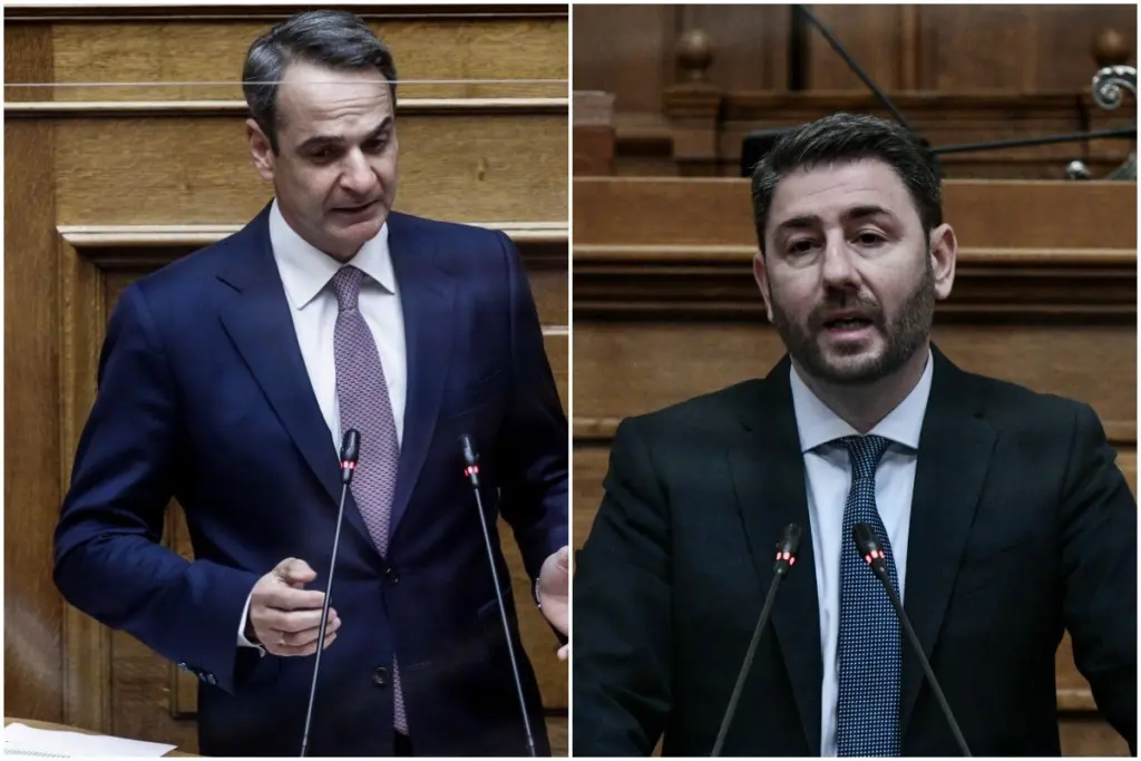 Ολιγόλεπτη συνάντηση Μητσοτάκη με Ανδρουλάκη στη Βουλή – Τι συζήτησαν