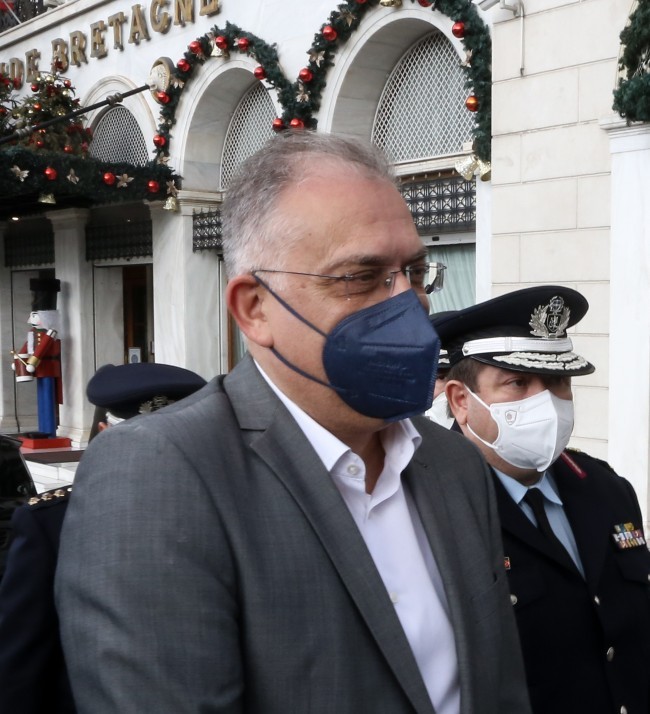 Στο Κέντρο Επιχειρήσεων της Άμεσης Δράσης υποδέχθηκε το 2022 ο Τάκης Θεοδωρικάκος