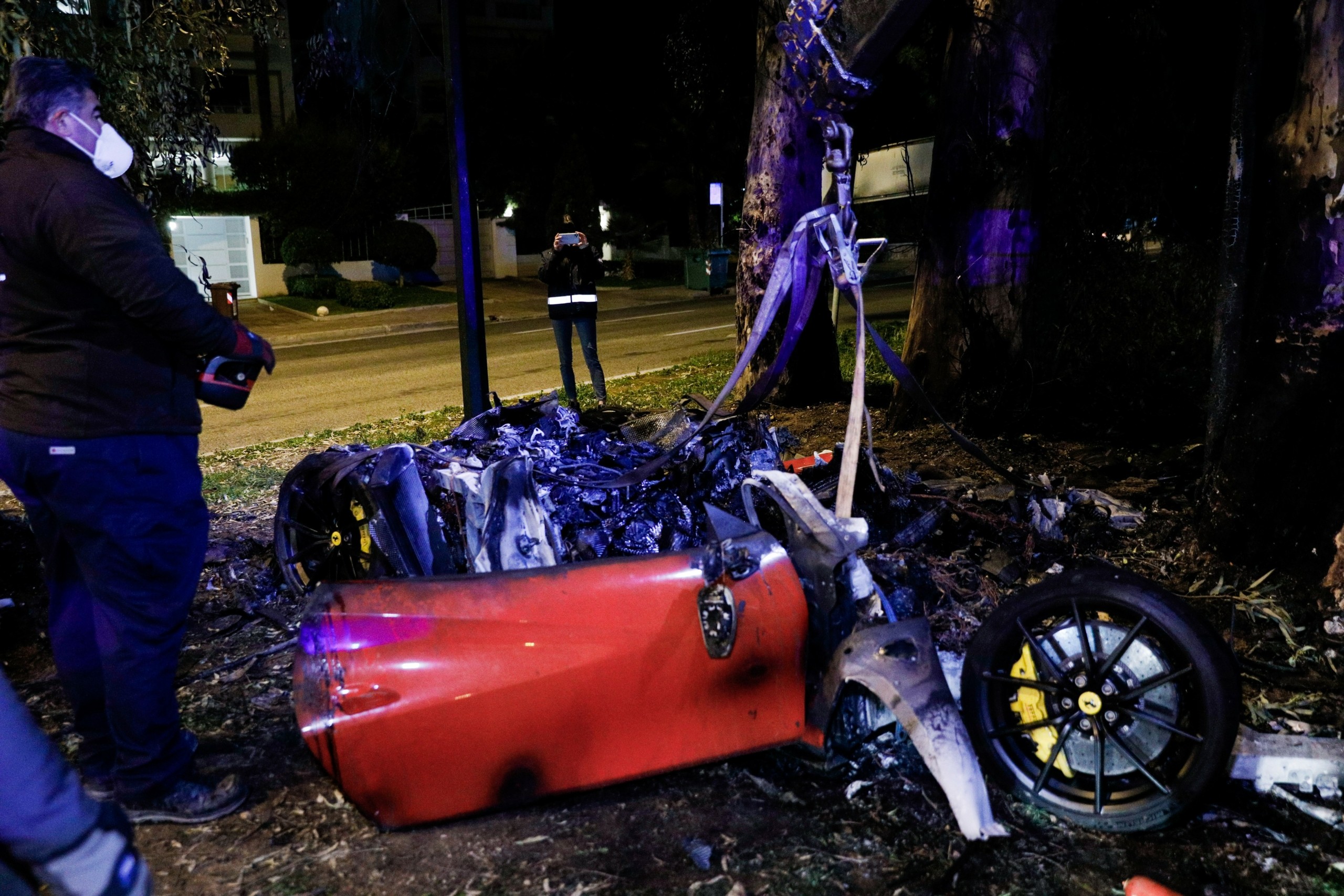 Στο τιμόνι της Ferrari οι απαντήσεις για το τροχαίο του Μονογυιού – Είχε απενεργοποιηθεί το σύστημα ευστάθειας;