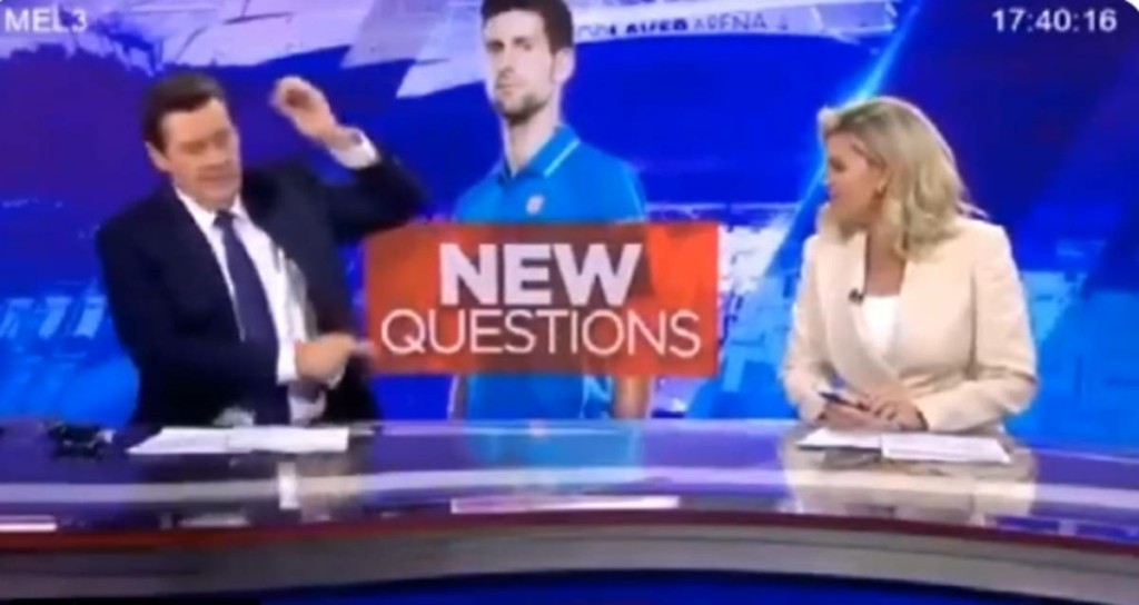 “Ύπουλος και μ@@@@@ς ο Τζόκοβιτς” – Τα ανοιχτά μικρόφωνα “έκαψαν” Αυστραλούς παρουσιαστές (vid)