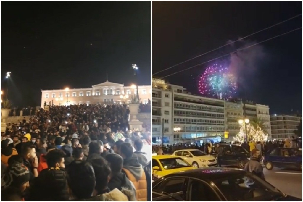Πρωτοχρονιά στο Σύνταγμα έκαναν χιλιάδες Πακιστανοί – Το αδιαχώρητο στην πλατεία (vids)