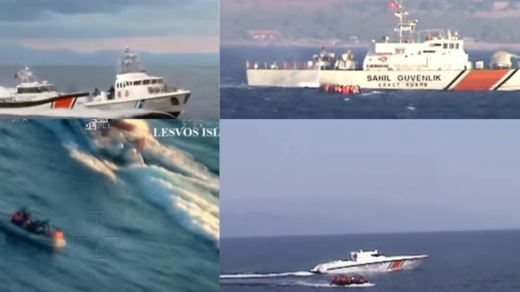 Βίντεο ντοκουμέντα από τα επικίνδυνα τερτίπια της Τουρκίας στο Αιγαίο – Πώς θέτουν σε κίνδυνο τις ζωές χιλιάδων προσφυγών