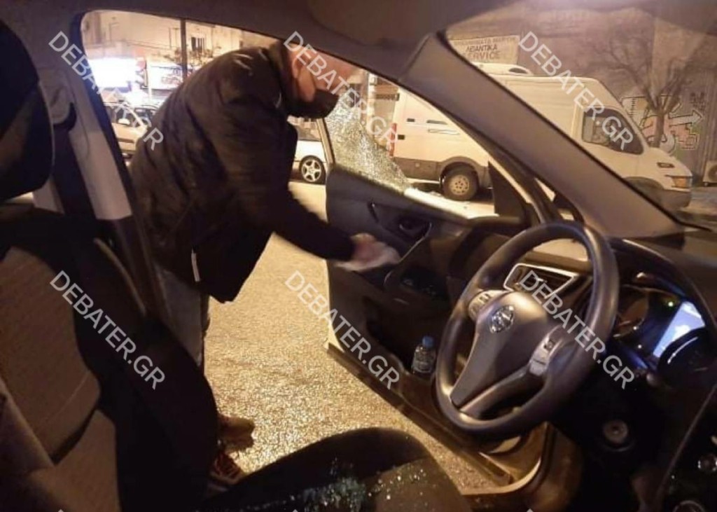 Απύθμενο θράσος! Έσπασαν το τζάμι ΙΧ του ΑΝΤ1 την ώρα ζωντανής σύνδεσης (vids)