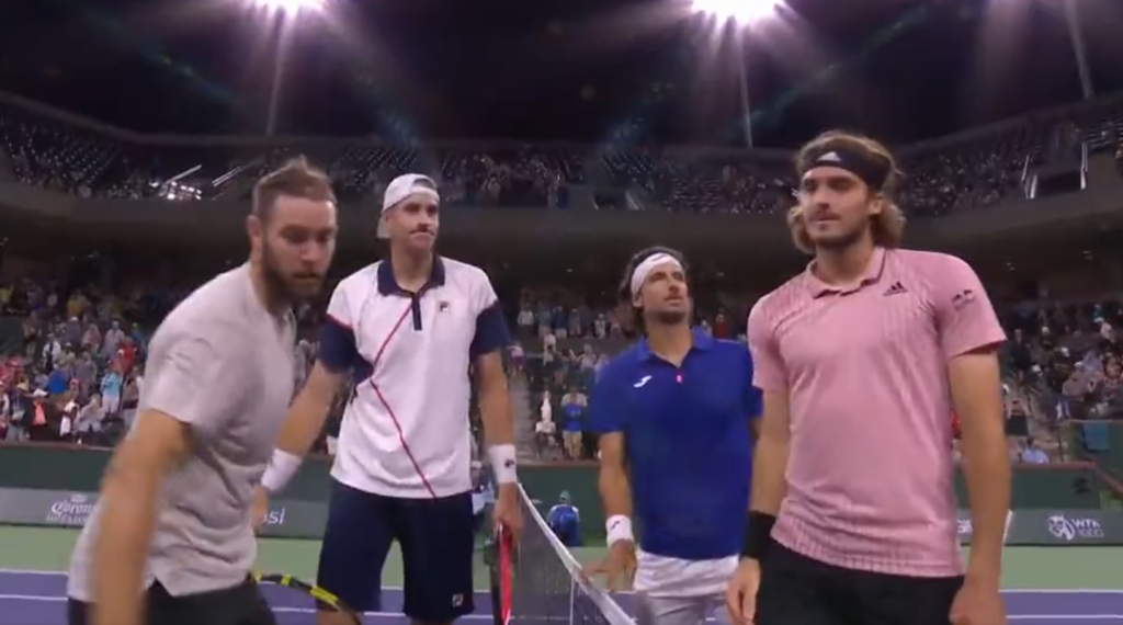 Αποκλείστηκε και στο διπλό του Indian Wells ο Τσιτσιπάς (vid)