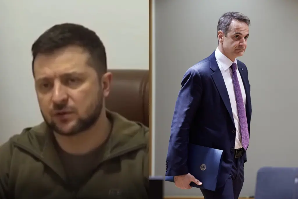 Ζελένσκι για την επικοινωνία με Μητσοτάκη – “Συζητήσαμε για την αμυντική συνεργασία Ελλάδας-Ουκρανίας”