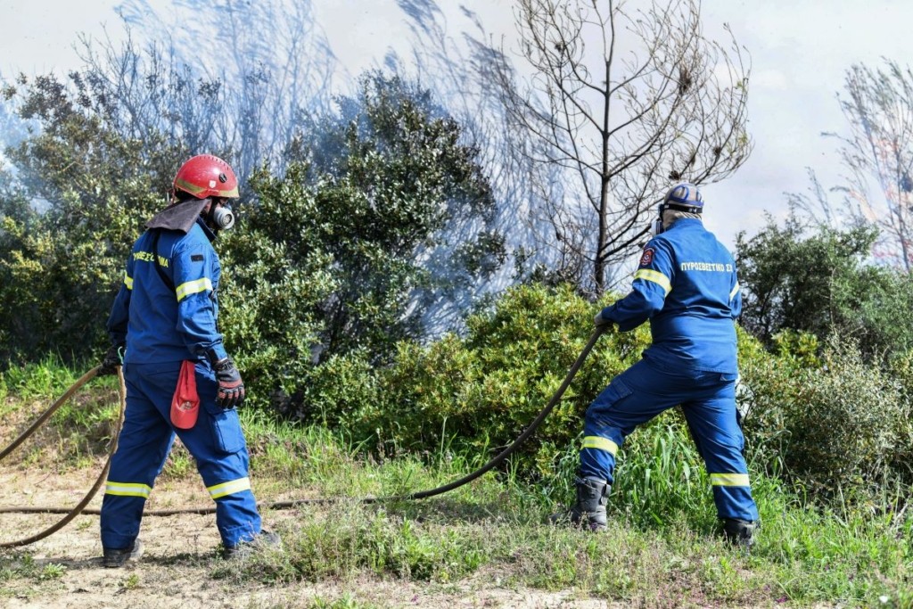 Μεγάλη φωτιά στο Λεόντιο Νεμέας – Δεν απειλούνται σπίτια (pic)