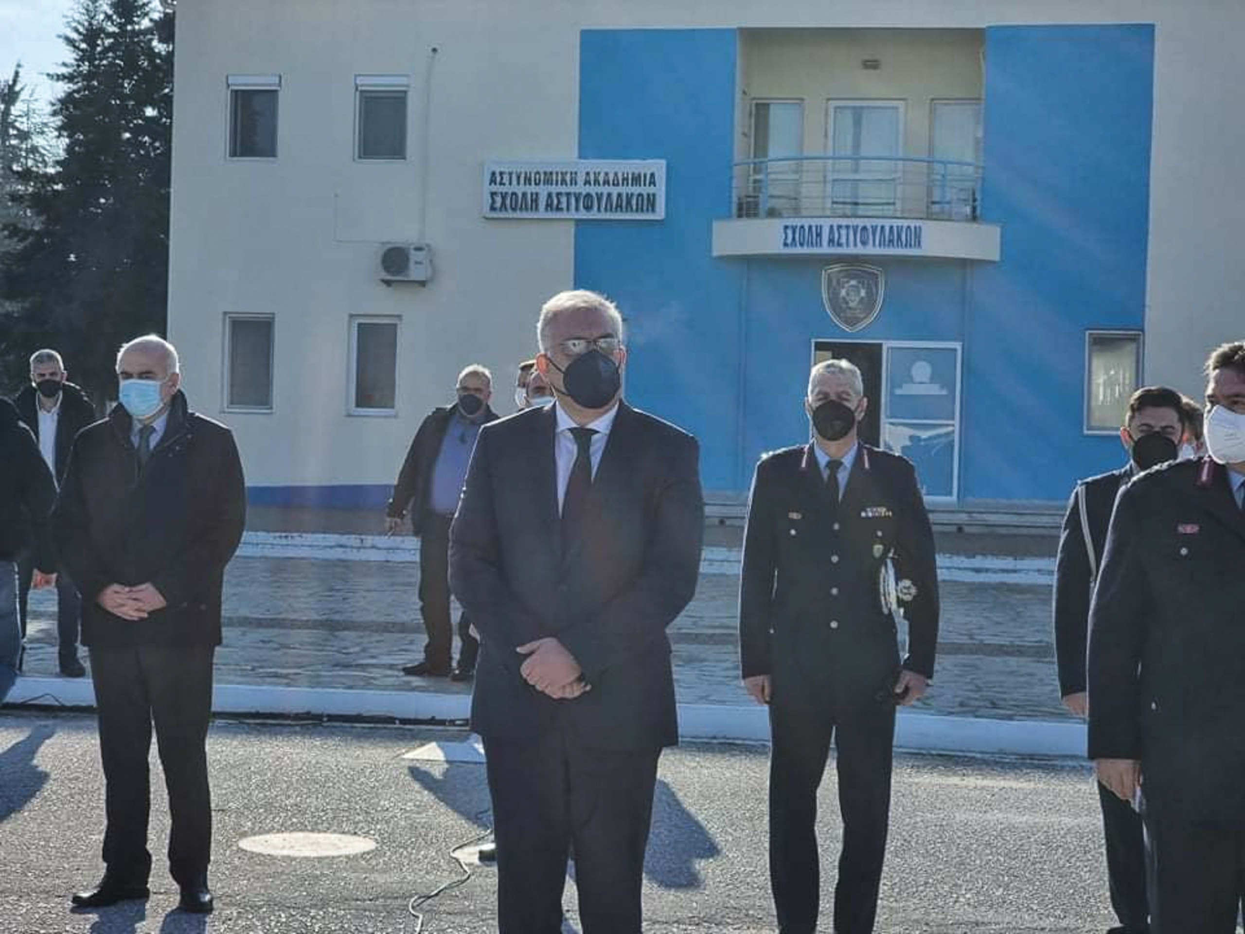 Ο Τάκης Θεοδωρικάκος στην τελετή για την ανάληψη καθηκόντων του νέου αρχηγού της ΕΛΑΣ