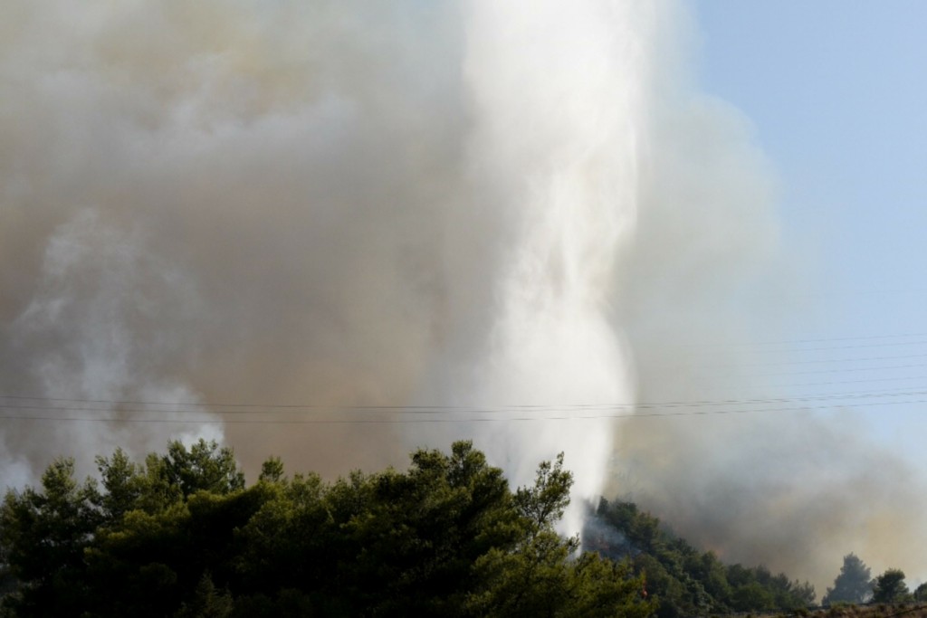 Φωτιά ΤΩΡΑ σε δασική έκταση κοντά στην Ερέτρια