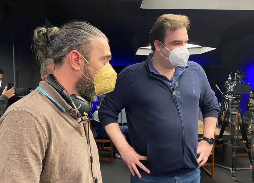 Πιερρακάκης και Λιβάνιος στα γυρίσματα του “Έτερος Εγώ” (pics)