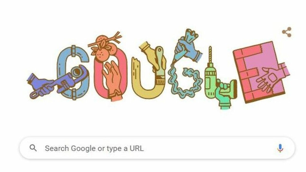 Το Doodle της Google για τους αγώνες της Πρωτομαγιάς